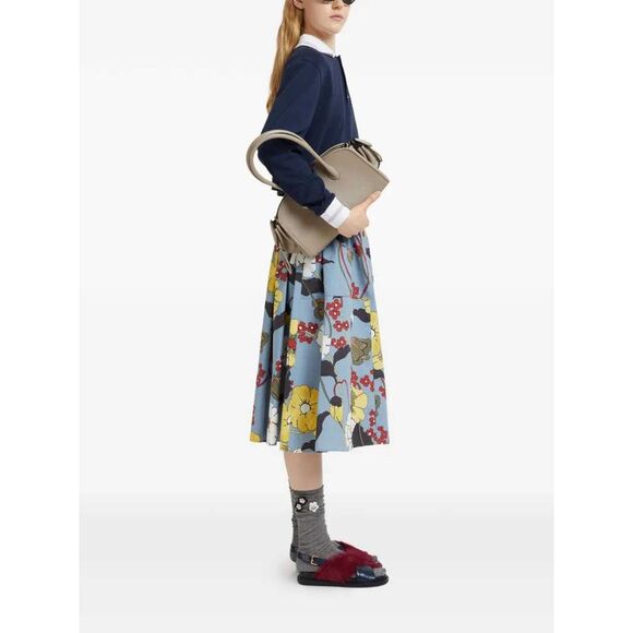 Marni Women Floral A-Line Midi Skirt - Picture 3 of 5